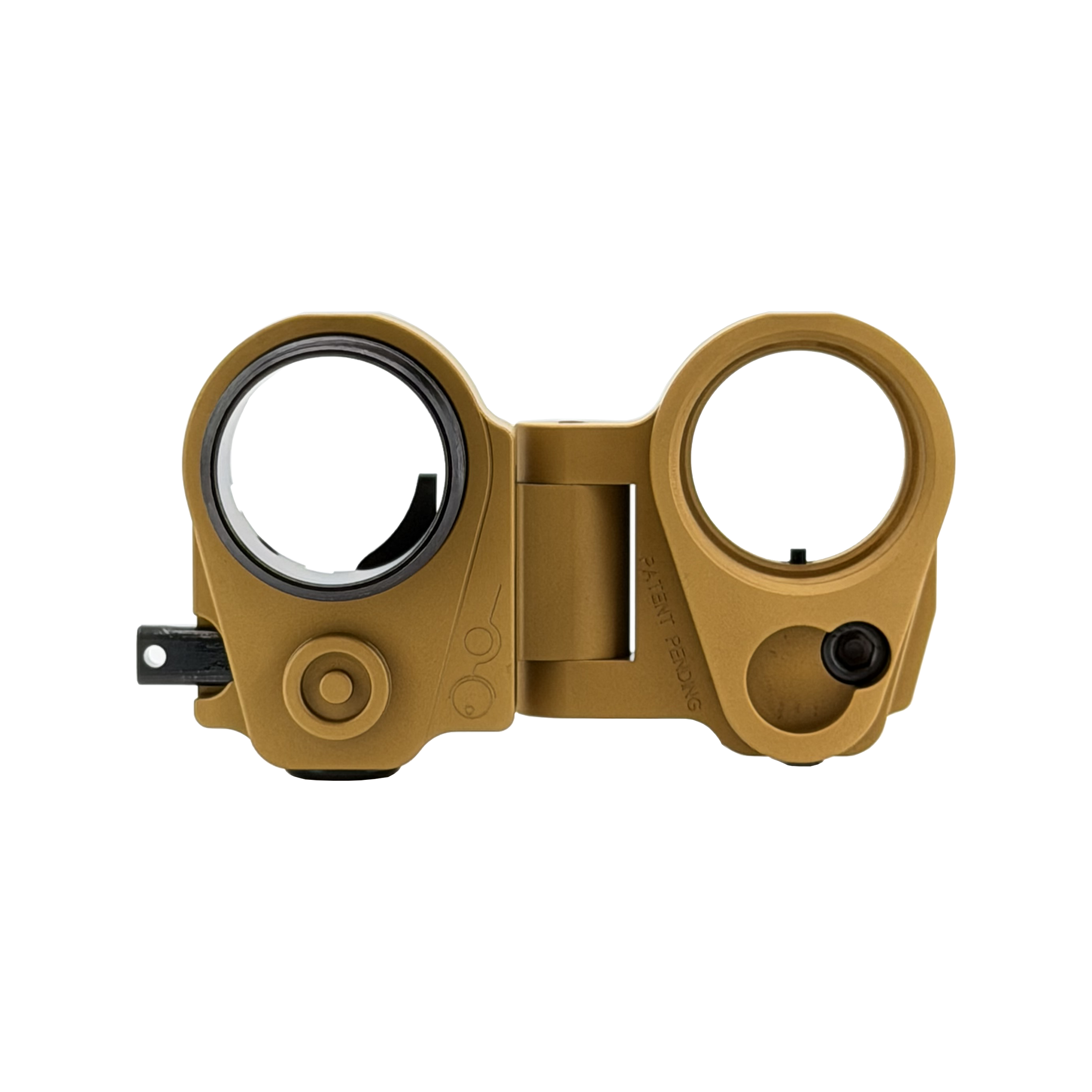 Totem Arms f1 AR Folding Stock Adapter For AR9/10/15,Matte Golden,Engraved Logo and Trademark,9.6oz,5-Axis CNC Machined,Steel Version. - Image 14