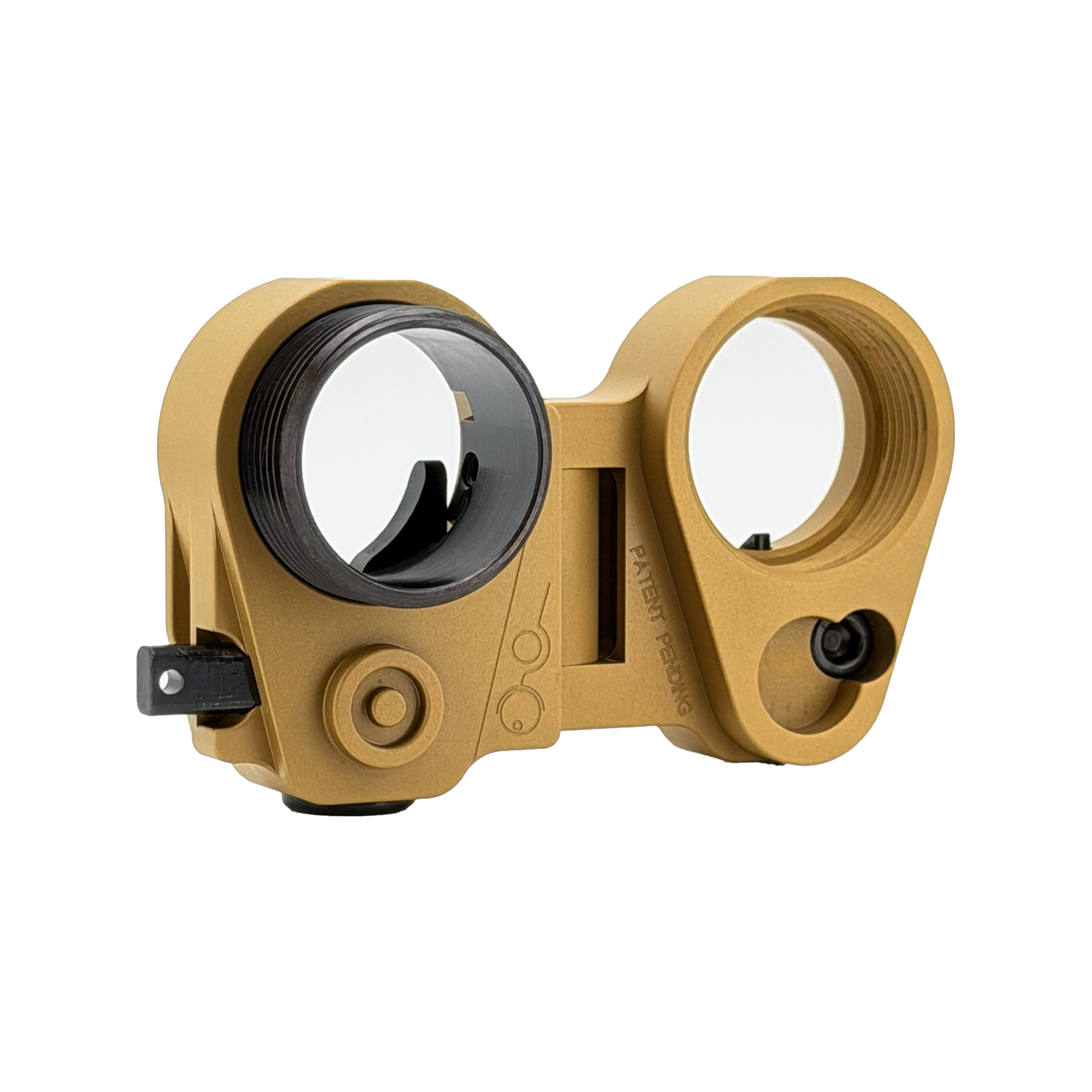 Totem Arms f1 AR Folding Stock Adapter For AR9/10/15,Matte Golden,Engraved Logo and Trademark,9.6oz,5-Axis CNC Machined,Steel Version. - Image 11