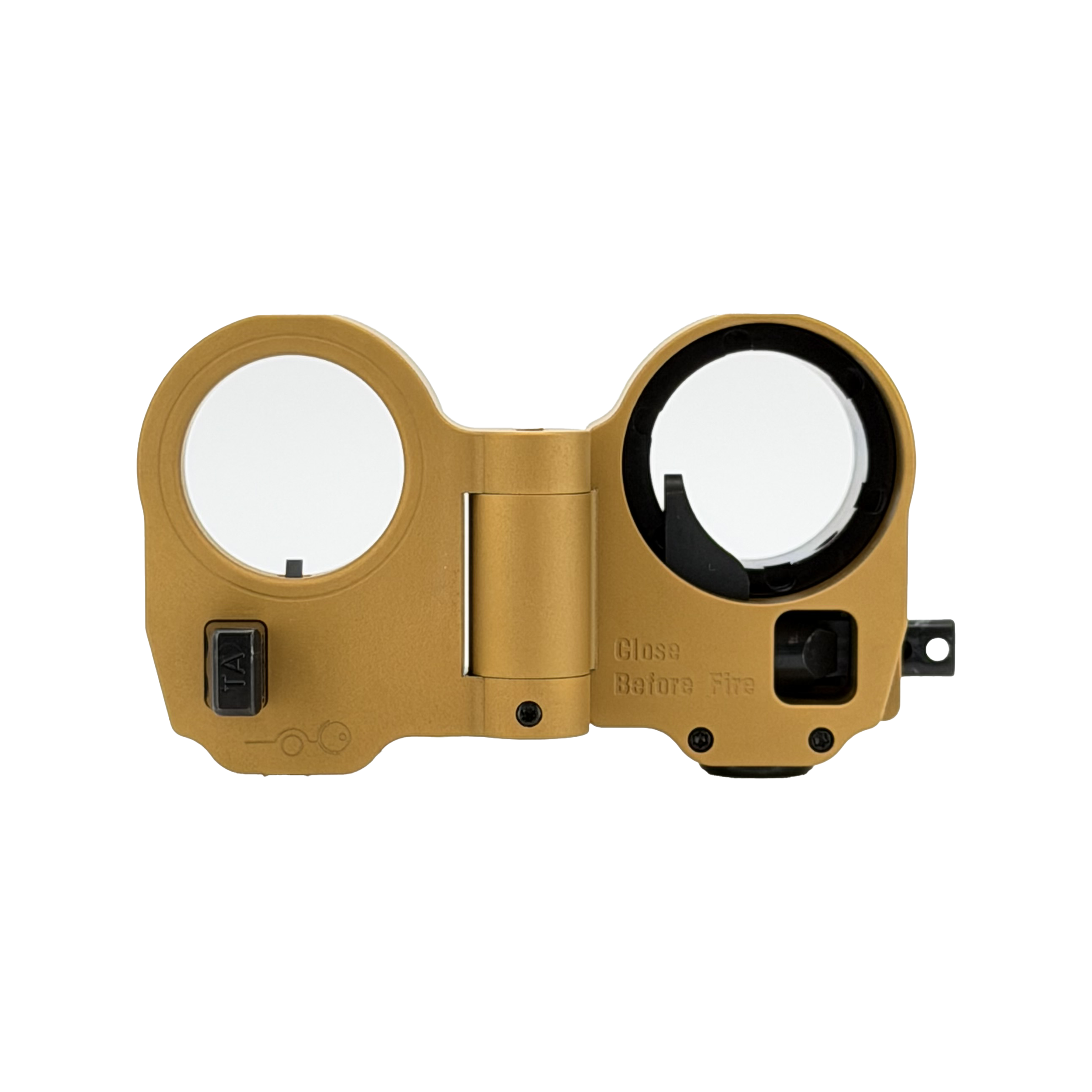 Totem Arms f1 AR Folding Stock Adapter For AR9/10/15,Matte Golden,Engraved Logo and Trademark,9.6oz,5-Axis CNC Machined,Steel Version. - Image 12